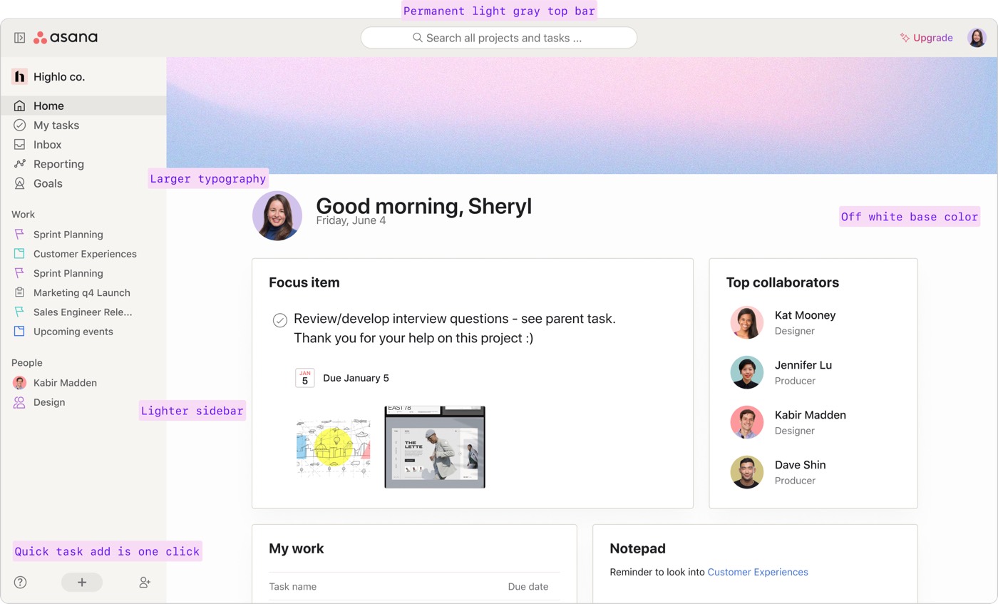 We also designed a full visual refresh